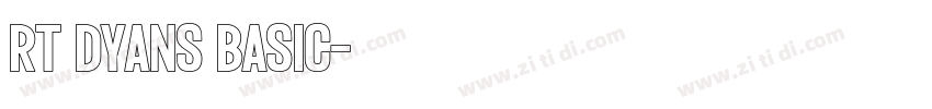 RT Dyans Basic字体转换